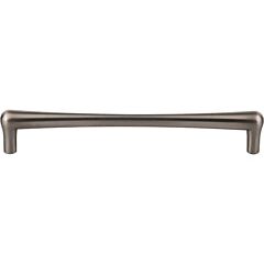 Top Knobs Brookline Pull Contemporary, Modern Style 7-9/16 Inch (192mm) Center to Center, Overall Length 8-3/16" Brushed Satin Nickel Cabinet Hardware Pull / Handle 