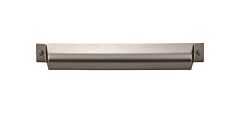 Top Knobs Channing Cup Pull Contemporary, Transitional Style 7 Inch (178mm) Center to Center, Overall Length 8-1/2" Ash Gray Cabinet Hardware Pull / Handle