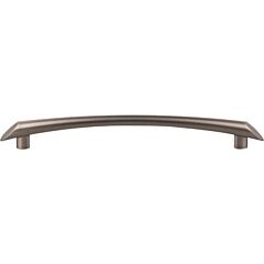 Top Knobs Edgewater Pull Contemporary, Modern Style 7-9/16 Inch (192mm) Center to Center, Overall Length 9-3/16" Brushed Satin Nickel Cabinet Hardware Pull / Handle 