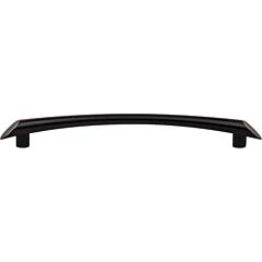 Top Knobs Edgewater Pull Contemporary, Modern Style 7-9/16 Inch (192mm) Center to Center, Overall Length 9-3/16" Tuscan Bronze Cabinet Hardware Pull / Handle 