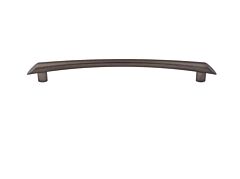 Top Knobs Barrington 12" (305mm) Center to Center, Overall Length 14-3/8" (365mm) Ash Gray Cabinet Door Pull/Handle