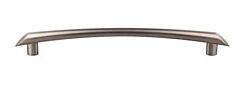 Top Knobs Barrington 12" (305mm) Center to Center, Overall Length 14-3/8" (365mm) Brushed Satin Nickel Cabinet Door Pull/Handle