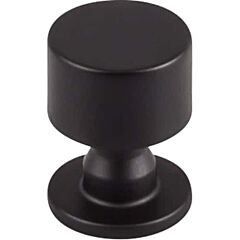 Top Knobs Lily Knob Contemporary,Transitional Style Flat Black Knob, 1 Inch Diameter 