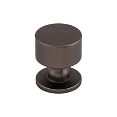 Top Knobs Lily Contemporary Style Ash Gray Knob, 1-1/8" Overall Length