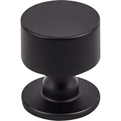 Top Knobs Lily Knob Contemporary,Transitional Style Flat Black Knob, 1-1/8 Inch Diameter