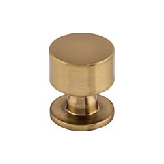 Top Knobs Lily Contemporary Style Honey Bronze Knob, 1-1/8" Overall Length