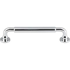 Top Knobs Lily Pull Contemporary,Transitional Style 5-1/16 Inch (128mm) Center to Center, Overall Length 5-15/16" Polished Chrome Cabinet Hardware Pull / Handle 