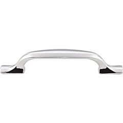 Top Knobs Torbay Pull Modern,Transitional Style 3-3/4 Inch (96mm) Center to Center, Overall Length 5-1/2" Polished Chrome Cabinet Hardware Pull / Handle 