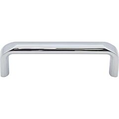 Top Knobs Exeter Pull Modern,Transitional Style 3-3/4 Inch (96mm) Center to Center, Overall Length 4-Inch Polished Chrome Cabinet Hardware Pull / Handle 