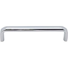 Top Knobs Exeter Pull Modern,Transitional Style 5-1/16 Inch (128mm) Center to Center, Overall Length 5-3/8" Polished Chrome Cabinet Hardware Pull / Handle 