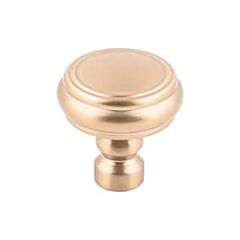Top Knobs Brixton Rimmed Knob Contemporary, Transitional Style Honey Bronze Knob, 1-1/4 Inch Diameter