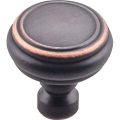 Top Knobs Brixton Rimmed Knob Contemporary, Transitional Style Umbrio Knob, 1-1/4 Inch Diameter