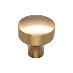 Top Knobs Kinney Contemporary, Modern Style Honey Bronze Knob, 1-1/8 Inch Diameter
