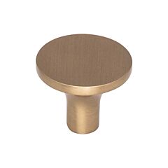 Marion Contemporary, Modern Style Honey Bronze Knob, 1-1/8 Inch Diameter, Top Knobs