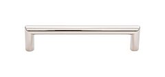 Kinney Contemporary, Modern Style 5-1/16 Inch (128mm) Center to Center, Overall Length 5-15/32 Inch Polished Nickel Cabinet Hardware Pull / Handle, Top Knobs