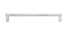 Top Knobs Lynwood 7-9/16" (192mm) Center to Center, Overall Length 8" (203mm) Polished Chrome Cabinet Door Pull/Handle
