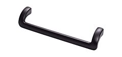 Kentfield Contemporary, Modern Style 6-5/16 Inch (160mm) Center to Center, Overall Length 6-13/16 Inch Flat Black Cabinet Hardware Pull / Handle, Top Knobs