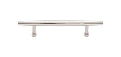 Allendale Contemporary, Modern Style 3-3/4 Inch (96mm) Center to Center, Overall Length 6-1/32 Inch Polished Nickel Cabinet Hardware Pull / Handle, Top Knobs