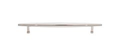 Allendale Contemporary, Modern Style 7-9/16 Inch (192mm) Center to Center, Overall Length 9-13/16 Inch Polished Nickel Cabinet Hardware Pull / Handle, Top Knobs