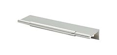 Crestview Tab Contemporary, Modern Style 5 Inch (127mm) Center to Center, Overall Length 6 Inch Polished Chrome Cabinet Hardware Pull / Handle, Top Knobs