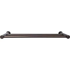 Hopewell Bath Double Towel Bar 18" Center to Center, 19-1/2" (495.5mm) Overall Length, Oil Rubbed Bronze