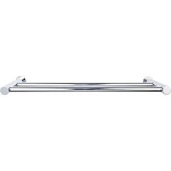 Hopewell Bath Double Towel Bar 24" Center to Center, 25-1/2" (648mm) Overall Length, Polished Chrome