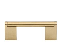 Top Knobs Princetonian Bar Pull Contemporary Style 3" (76mm) Center to Center, Overall Length 3-3/4" (96mm) Honey Bronze Cabinet Door Pull/Handle