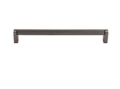 Top Knobs Amwell Bar Pulls 8-13/16" (224mm) Center to Center, Overall Length 9-3/16" (233.5mm) Ash Gray Cabinet Door Pull/Handle