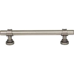 Top Knobs Bit Pull 5-1/16" (128mm) Center to Center, 6-25/32" (172.5mm) Overall Length Pewter Antique