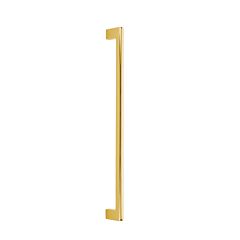 Emtek Concealed Surface Trail Appliance, Unlacquered Brass 18" (457mm) Center to Center, Overall Length 19" (482.5mm) Cabinet Hardware Pull / Handle