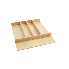 Rev-A-Shelf 18-1/2" W Natural Maple Shallow Utility Drawer Insert - 2-3/8" H
