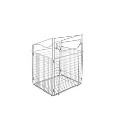 Closet Tilt Out Hamper Basket (Chrome), 15-1/2 X 13-1/2 X 19-3/4 in