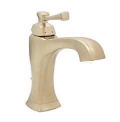 Davenport Single Control Lavatory Faucet, PVD Satin Brass