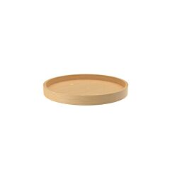Banded Wood Full Circle Lazy Susan Shelf Only, 20 in