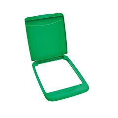 Recycling Lid (Green) 35 Quart, 10-5/16 X 14-1/8 X 7/8 in