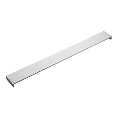 Linea Chrome White 1 1/8 Inch (32mm) Center to Center, Overall Length 1 3/4 Inch (44mm) Cabinet Hardware Pull / Handle, Zen