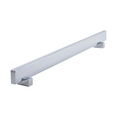 Tao Chrome 12 1/2 Inch (320mm) Center to Center, Overall Length 13 5/16 Inch (338mm) Cabinet Hardware Pull / Handle, Zen