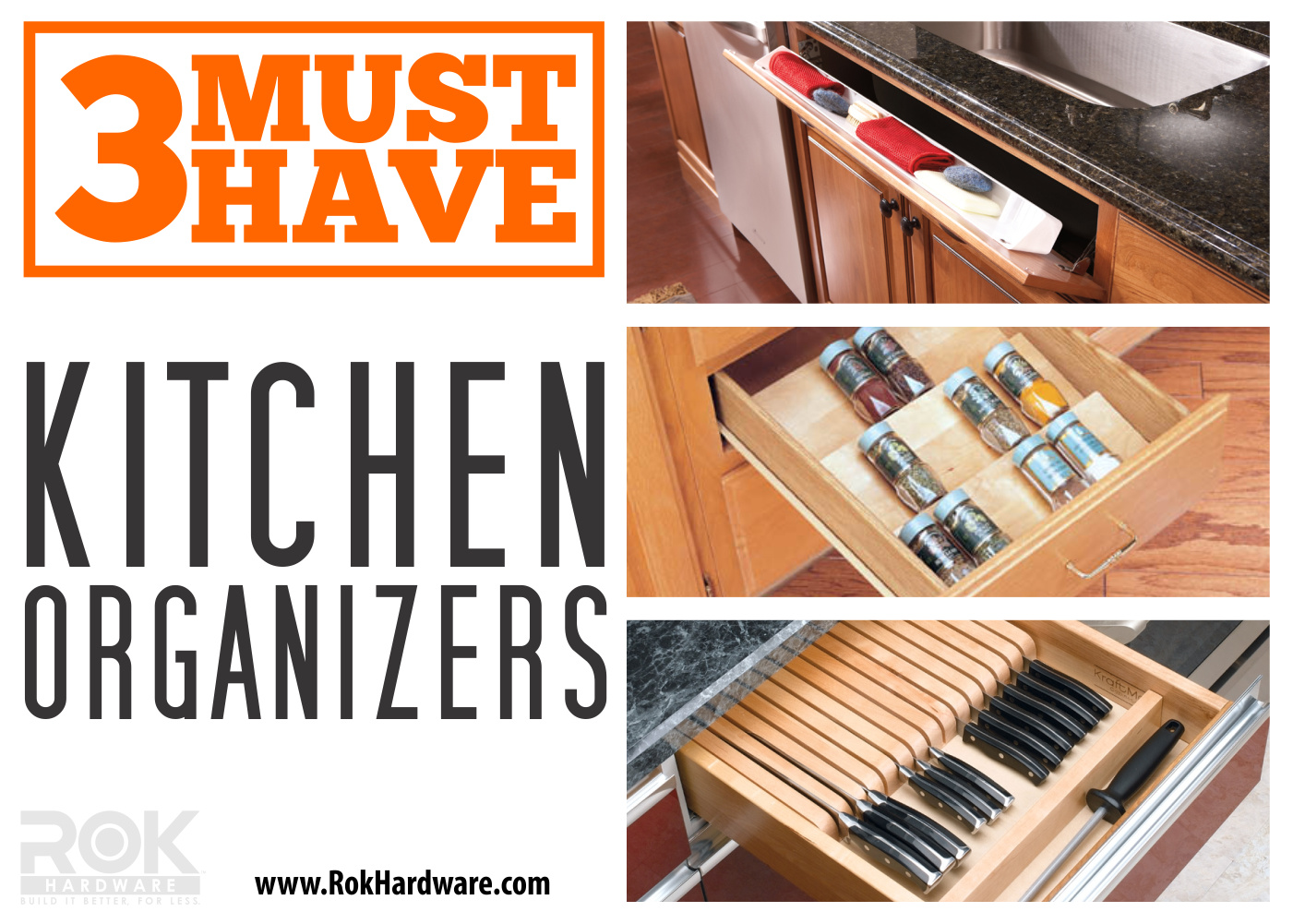 3 Rev-A-Shelf Products to Keep your Kitchen Organized